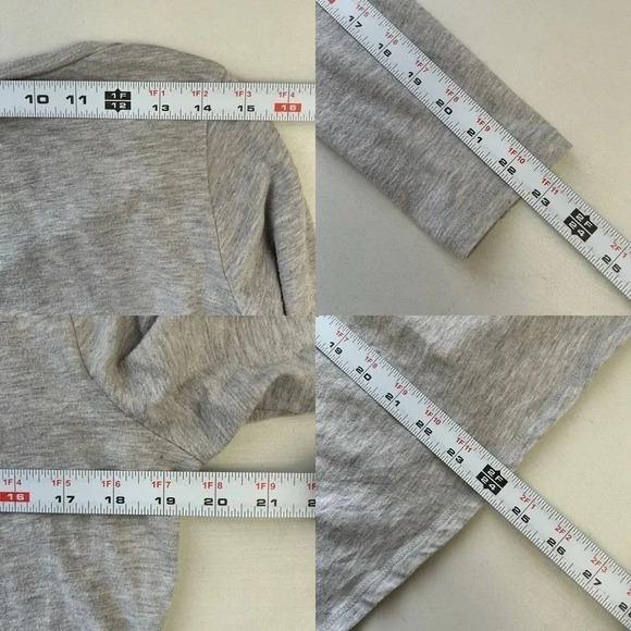 La Vie en Rose Pajama Set 2PC PJ Pants Long Sleeve PJ Top Grey Red Small - Picture 13 of 15